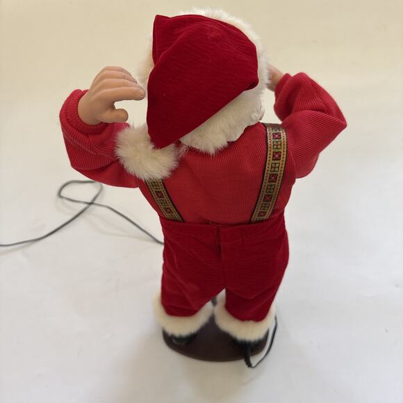 Jingle Bell Rock Dancing Santa 16" LTD 1998 Retired w/Box EUC Christmas 1st Ed - Picture 4 of 8